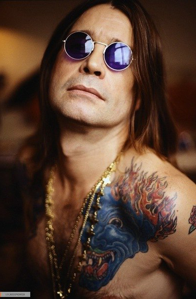 Cloloured Imp Ozzy Osbourne tattoo